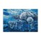 Stupell Industries Underwater Manatee Family Canvas Design by Jody Bergsma